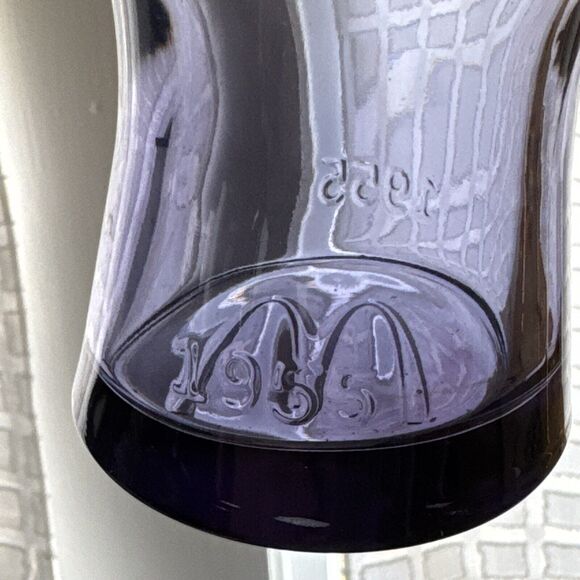 Pair of Vintage Reproductions McDonalds Purple 1955 Speedee Collectors Glasses - Picture 9 of 11